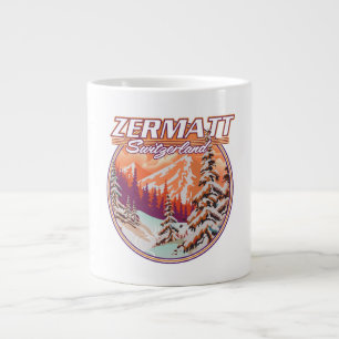 Zermatt Zwitserland logo Extra Grote Beker