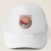 Zermatt Zwitserland logo Trucker Pet (Voorkant)