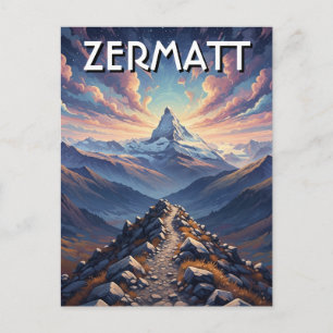 Zermatt Zwitserland Matterhorn Briefkaart