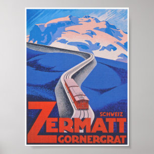 Zermatt Zwitserland  Poster