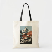 Zermatt Zwitserland Travel Art Vintage