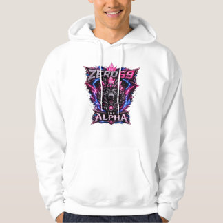 ZERO69 De Alpha Neon Wolf Hoodie