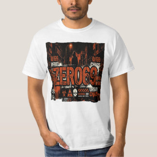 ZERO69 Stedelijke Chaos – Rebellenwaarschuwing T-shirt