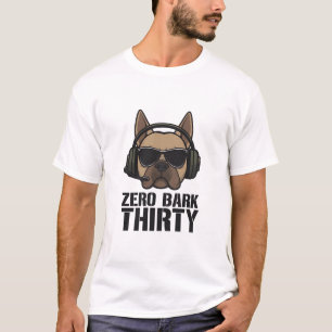Zero Bark Thirty Hond Parodie Kunst T-shirt