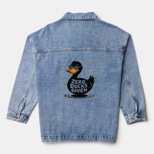 Zéro Canards Donnés - Design de canard drôle et co (Verso)