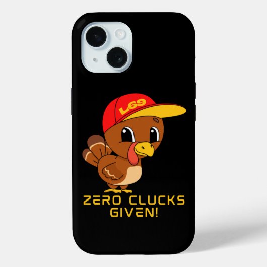 ZERO CLUCKS GEGEVEN THANKSGIVING Case-Mate iPhone CASE (Achterkant)