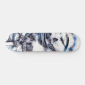 Zero Dead Man Element Custom Chrome Pro Park Board Skateboard (Horizontaal)