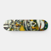 Zero Dead Man Element Custom Chrome Pro Park Board Skateboard (Horizontaal)