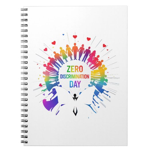 Zero Discrimination Day  Notitieboek (Voorkant)