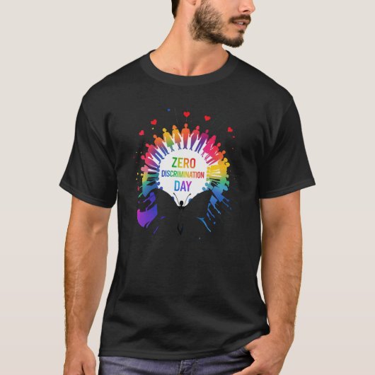 Zero Discrimination Day  T-shirt (Voorkant)