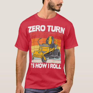 Zero draait zijn manier om landschapsontwerp te ve t-shirt