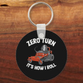Zero draait zijn manier waarop ik Funny Gardening  Sleutelhanger (Voorkant)