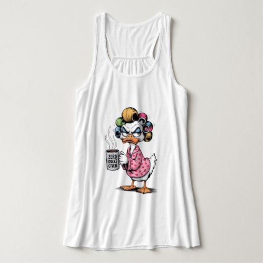 Zero Ducks Given Tanktop (Design voorkant)