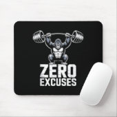 Zero Excuses Gorilla Gym Motivational Workout  Muismat (Met muis)