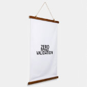Zero External Validation Large Fabric Wall  Hangend Wandkleed (Gebogen)