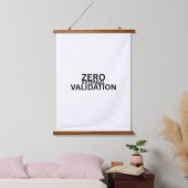 Zero External Validation Large Fabric Wall  Hangend Wandkleed (Slaapkamer)