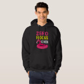 Zero Flocks Given Pink Flamingo Wading Bird Hoodie (Voorkant volledig)