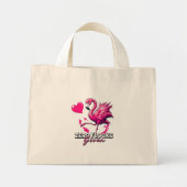 Zero Flocks Given Tote Bag – Bold Flamingo Attitud (Voorkant)