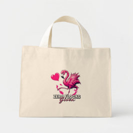 Zero Flocks Given Tote Bag – Bold Flamingo Attitud