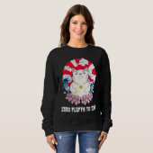 Zero Fluffs to Give Cat  Cat Mom Kitten Cat Dad Trui (Voorkant volledig)