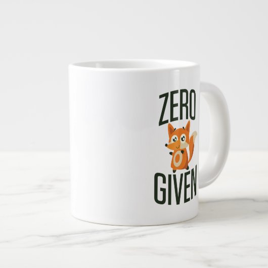 Zéro Fox a donné 20 oz de café de Mug (Devant droit)