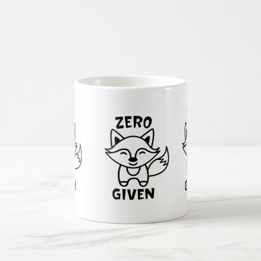 Zero Fox a donné mème Mug (Centre)