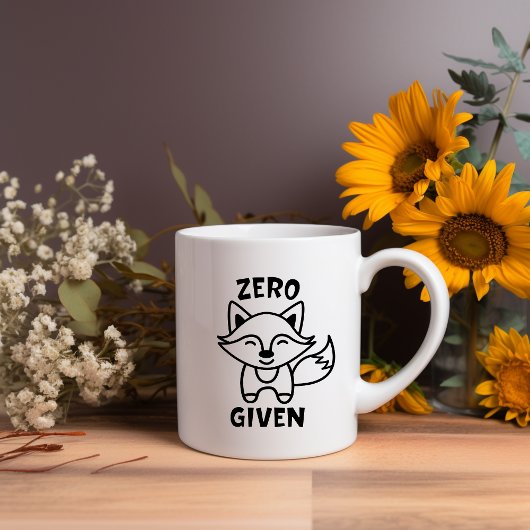 Zero Fox a donné mème Mug