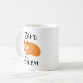 Zero Fox bij mok koffie (Voorkant links)