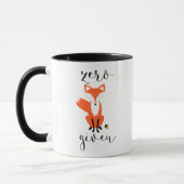 Zero Fox Donné Drôle Pun Mug (Gauche)