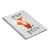 Zero Fox Donné Funny Pun Carnet personnalisé (Côté Droit)