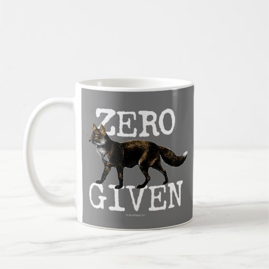 Zéro (Fox) Donné Mug De Café (Gauche)
