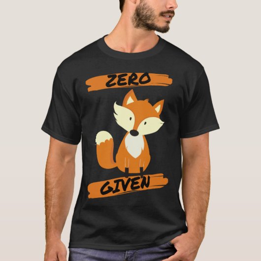 Zero Fox Given Pun T-shirt (Voorkant)