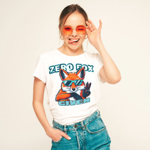 "Zero Fox" grappig gegeven T-shirt