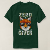 ZERO FOXS TOEGEDIEND T-SHIRT (Design voorkant)