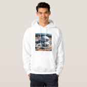 Zero Gravity Technologie Print Kunst Hoodie (Voorkant volledig)