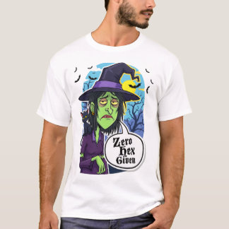 Zero Hex krijgt T-shirt voor grappige heks Hallowe