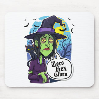 Zero Hex krijgt T-shirt voor grappige heks Hallowe Muismat