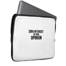 Zero Interesse In Je Mening Beschermende Laptop