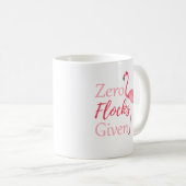 Zero-koppels met grappige flamingo koffiemok (Voorkant rechts)