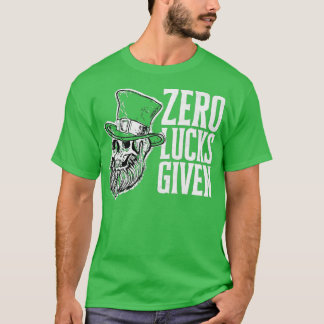 Zero Lucks geeft schamele sint-juttemietsslag T-shirt