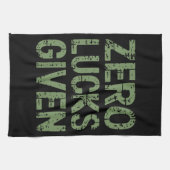 Zero Lucks Gezien St. Paddy's Day Hilarische Patri Theedoek (Horizontaal)