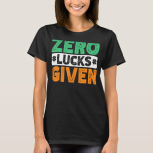 Zero Lucks krijgt grappige Saint Patrick's Day T-shirt
