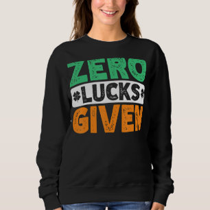 Zero Lucks krijgt grappige Saint Patrick's Day Trui