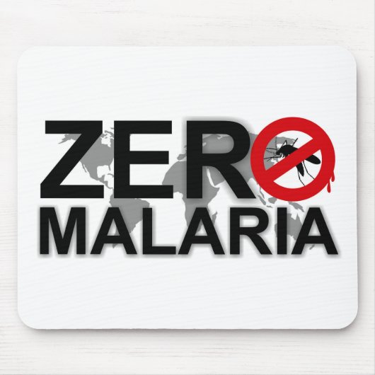 Zero Malaria Mousepad Muismat (Voorkant)
