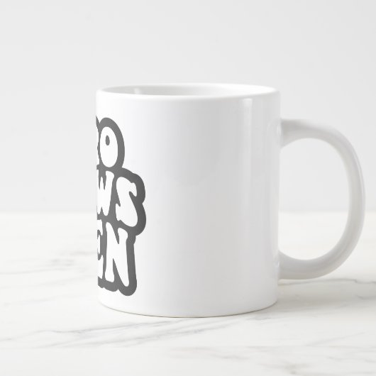 Zero Meows krijgt Funny Cat Quotes Mok (Rechts)