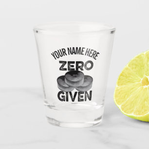 Zero Pucks gegeven (Hockey) Shot Glass Glas