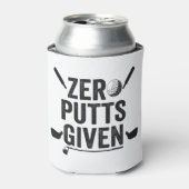 Zero putts Gegeven Grappige Golf Sport Golfen Papa Blikjeskoeler (Blikje Voorkant)