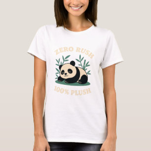Zero Rush – 100% Pluche Luie Panda T-Shirt