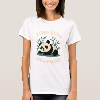 Zero Rush – 100% Pluche Luie Panda T-Shirt