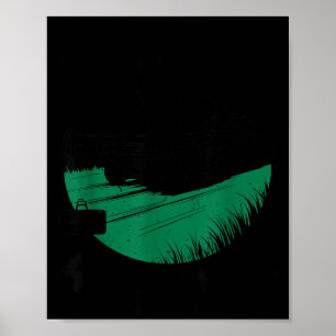 Zero-turn grasmaaier We rijden bij dageraad Grappi Poster
